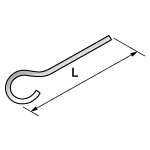   Подвес спица-петля - 1000мм