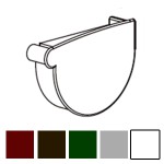 Заглушка воронки ПРАВАЯ системы водостока RAINWAY